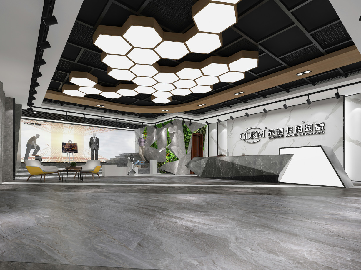 冠德卡玛负离子金刚石瓷砖产品及装修效果图
