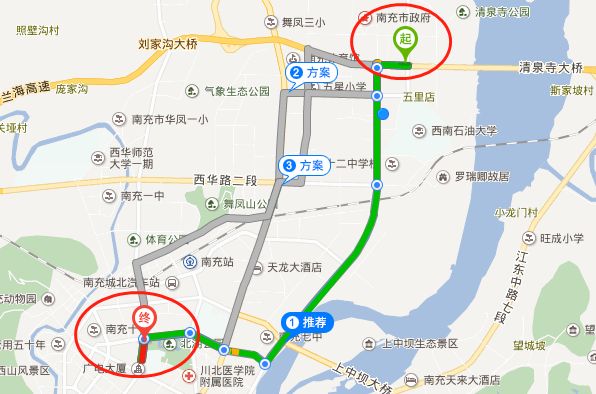 路线     1路,6路,8路,28路环线等公交车均可到北湖公园  自驾地图