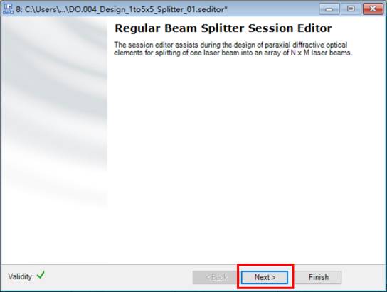 【VirtualLab运用】设计和优化衍射1：5×5光束分束器元件的图5