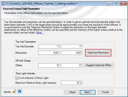 VirtualLab Fusion：设计和优化衍射光扩散器以生成高帽的图12