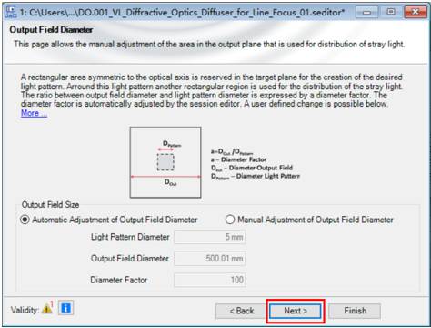 VirtualLab Fusion：设计衍射扩散器以生成线聚焦的图12