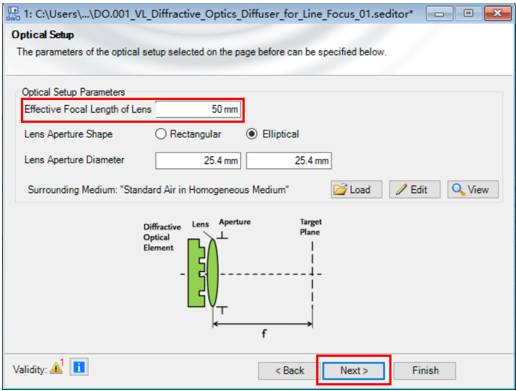 VirtualLab Fusion：设计衍射扩散器以生成线聚焦的图9