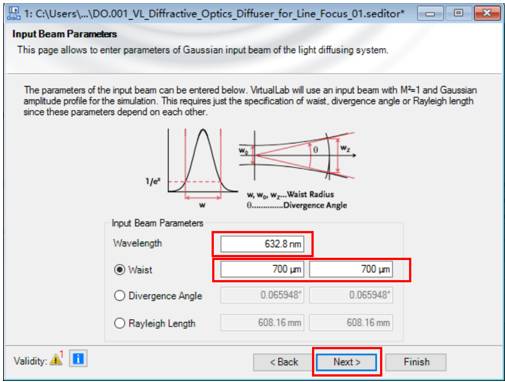 VirtualLab Fusion：设计衍射扩散器以生成线聚焦的图7