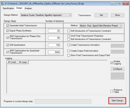 VirtualLab Fusion：设计衍射扩散器以生成线聚焦的图18