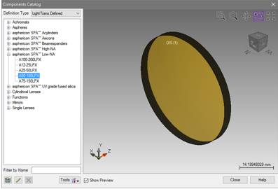 VirtualLab Fusion：使用非球面透镜对激光扫描系统进行性能分析的图11
