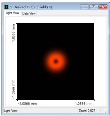 VirtualLab Fusion：高斯激光光束重塑成Donut模式的图3