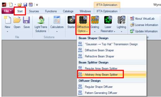 VirtualLab运用：设计和优化生成2D光标的光束分束器元件的图5