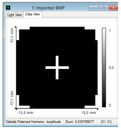 VirtualLab运用：设计和优化生成2D光标的光束分束器元件的图3
