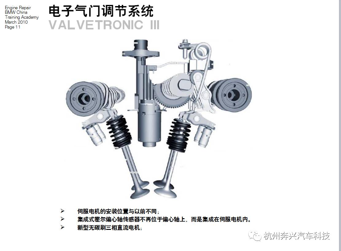 宝马电子气门升程控制系统培训