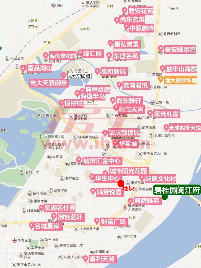 端州东城区住宅项目分布