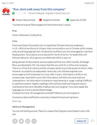 【九枝兰】在国外雇主点评网上看了BAT、联想、乐视等8家中国公司的评价后，我发现了这些惊人结论-图片2