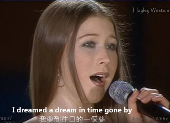 那一年Hayley Westenra才15岁,声音纯净人又美