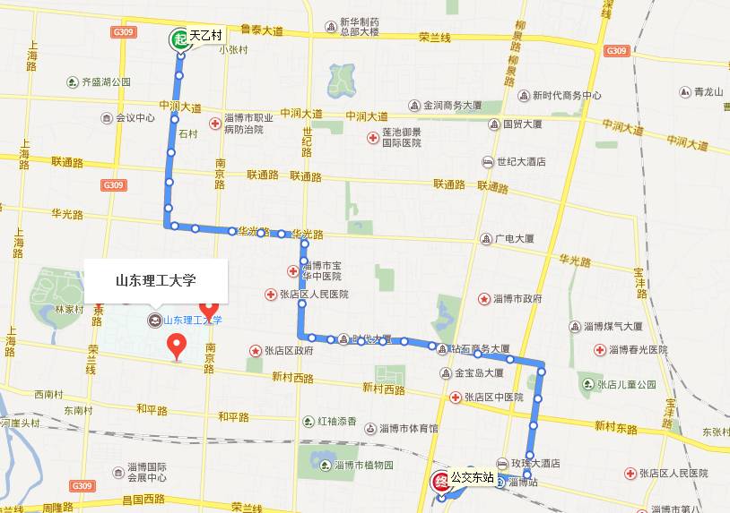 [收藏]盘点理工大周围公交路线图