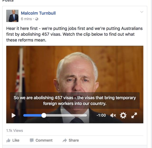 【独家解读废除457签证】澳洲! 一个“靠移民带动经济”的国度, 为何做出这样的决定?