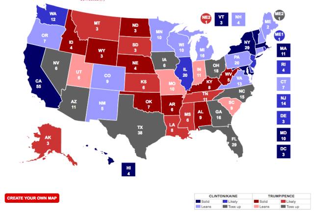 (截图来自于：realclearpolitics.com，版权属原作者所有)