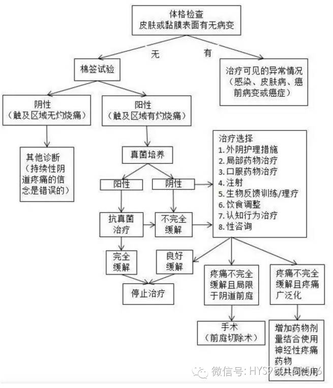 持续性外阴疼痛治疗流程图