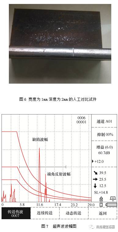 角钢中制弯裂纹的检测与判定