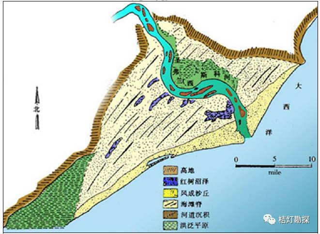 巴西圣弗兰西斯科鸟嘴状三角洲