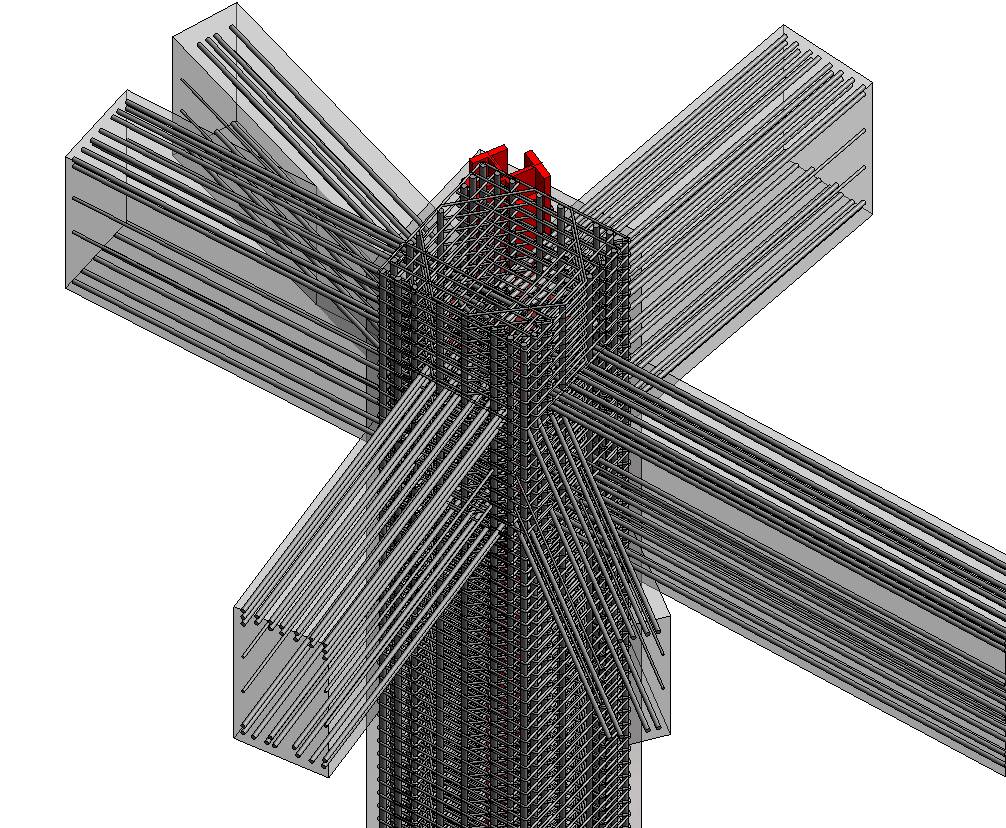 广筑bim 丨 型钢柱复杂钢筋节点工序模拟的应用