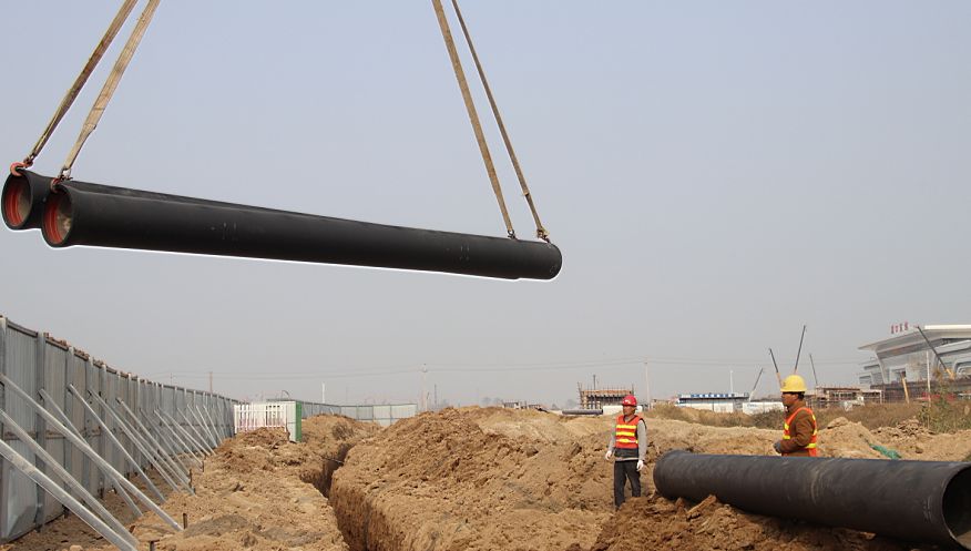 尽力冲刺供水工程进度 助推郑合高铁飞速顺驰