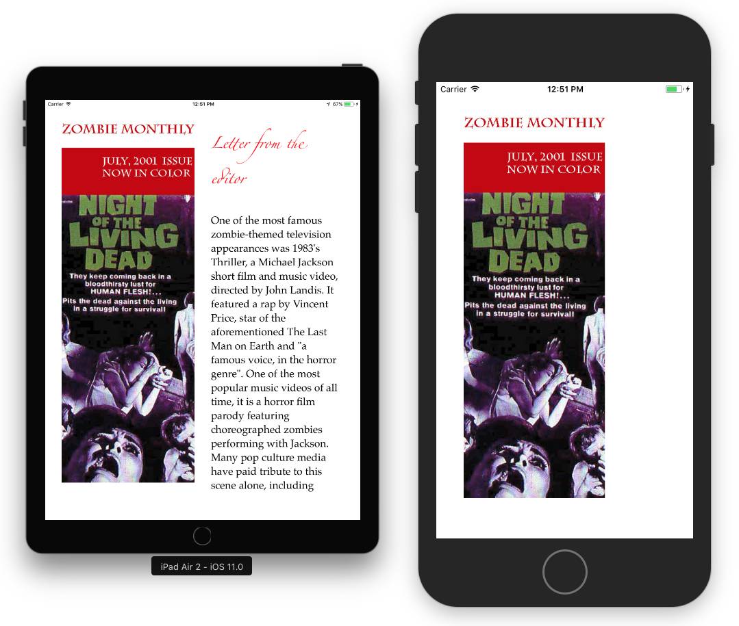 iOS的Core Text教程：制作一个杂志应用