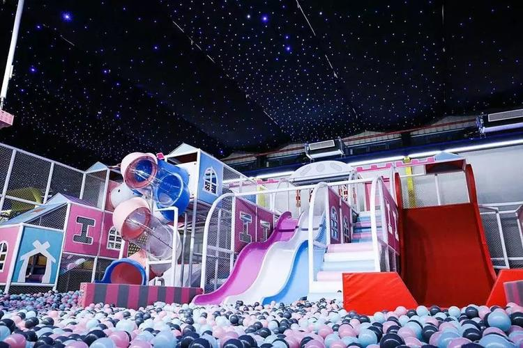 $399起星空乐园燃卡星球蹦床松江新晋独有星空顶抖音点赞过万蹦床