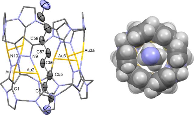 jacs:新型金属有机柱状超分子主体pillarplexe