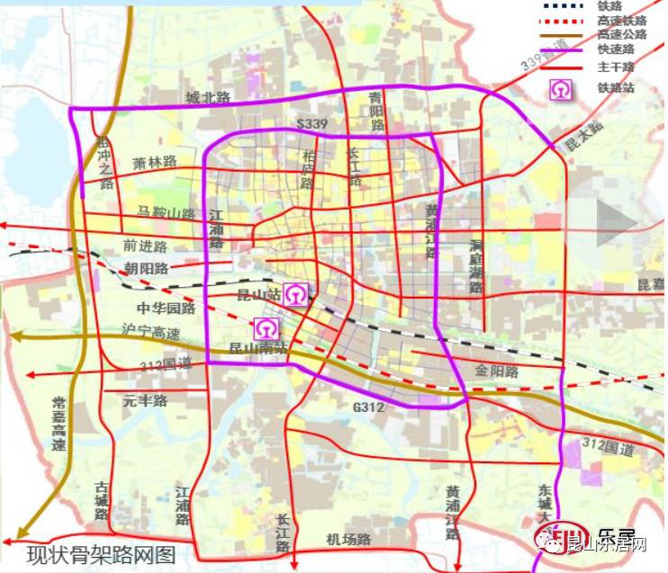 中环快速路开通运行,中心城区骨架路网体系基本形成.