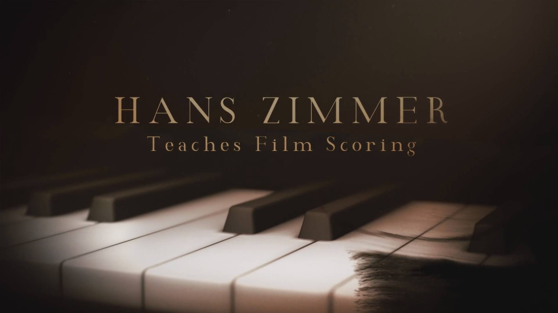 音乐大师课Hans Zimmer (汉斯季默)教你用音乐讲故事