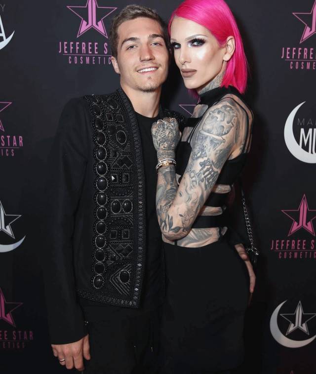 jeffree star和男友nathan schwandt