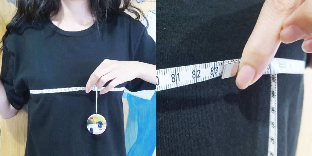 衣服不合适因为你连三围都没测对啊