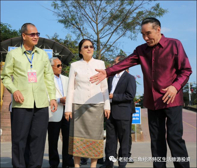 金三角经济特区管委会赵伟主席拜会老挝国家领导人