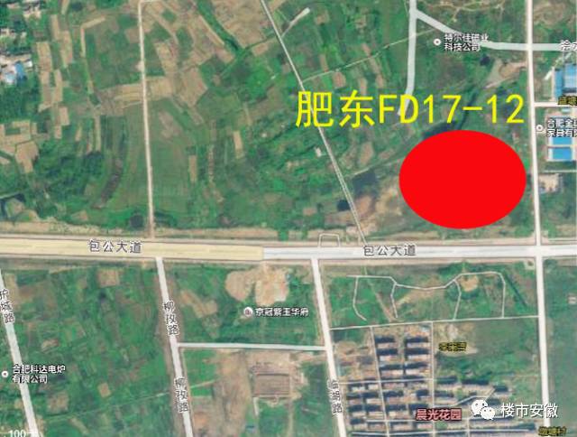 肥东fd17-12号地 肥东fd17-12号地位于肥东经开区包公大道与祥和路