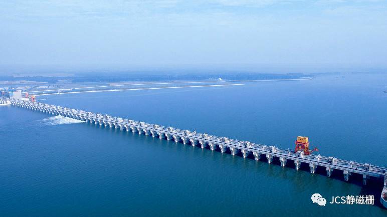 静磁栅公司回访参观南水北调渠首段