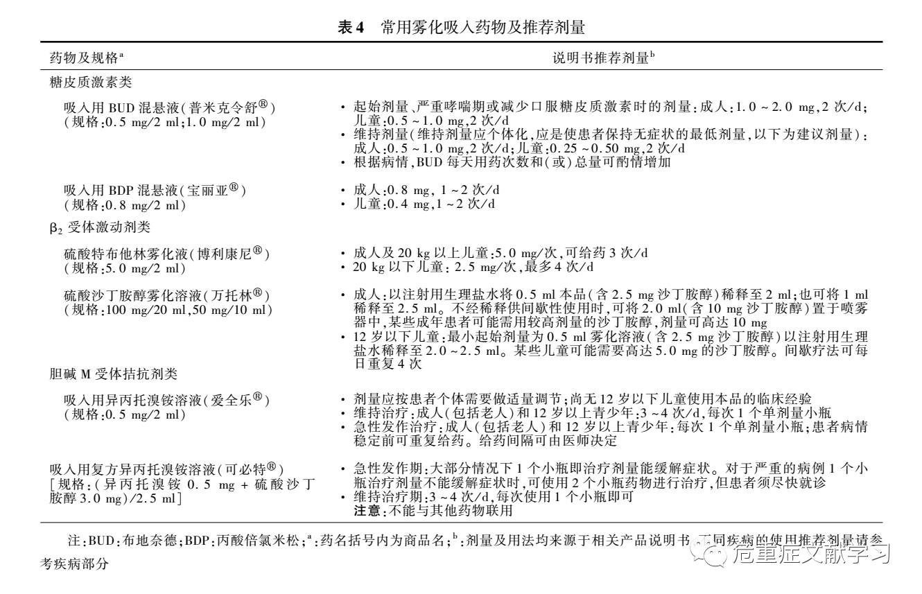 为什么超声雾化器雾量少雾化吸入疗法在呼吸疾病中的应用专家共识（一）_https://www.jmylbn.com_新闻资讯_第5张