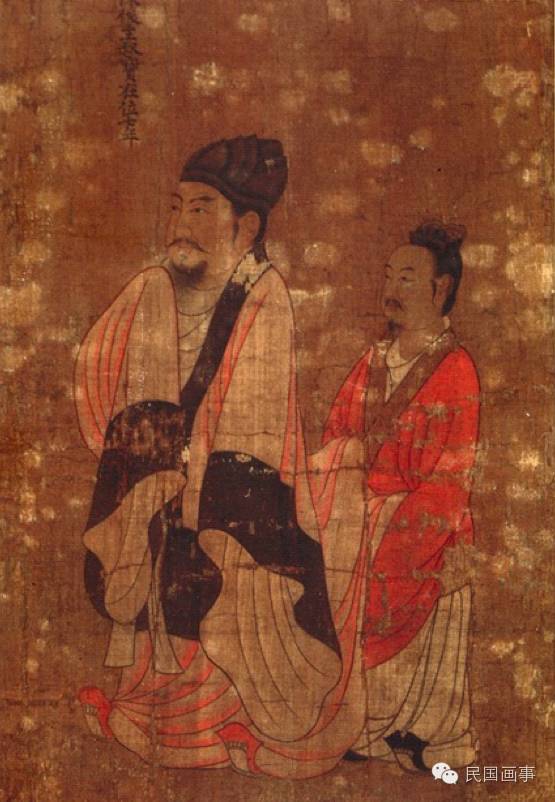 《历代帝王图》中的陈叔宝