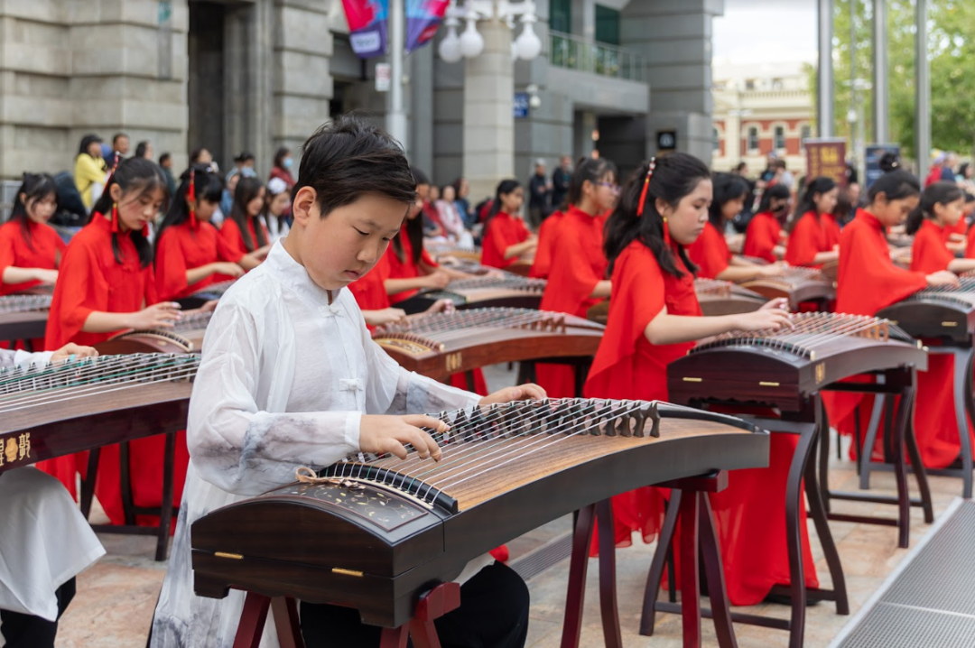 2022年第三届西澳中国古筝节，百人古筝大合奏（组图） - 16