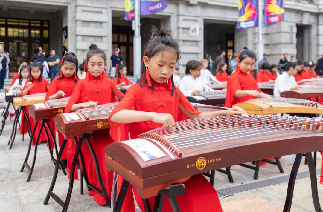 2022年第三届西澳中国古筝节，百人古筝大合奏（组图） - 13