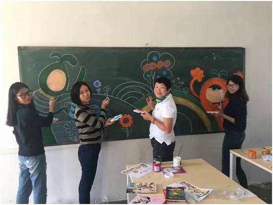 水彩画描绘中,为图书馆绘上温馨的梦想