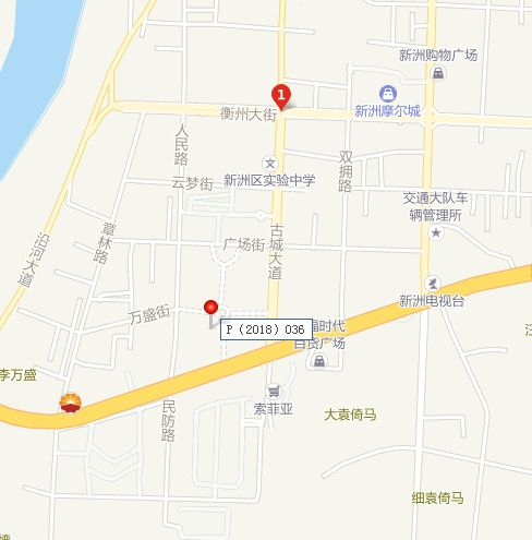 p(2018)036号:该地块位于新洲区邾城街民防路以东,古城大道以西,土地图片