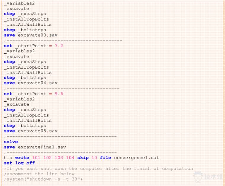 基于FLAC3D的地下硐室通道錨網噴支護 附FLAC-3D深基坑的開挖與支護的命令流下載的圖28
