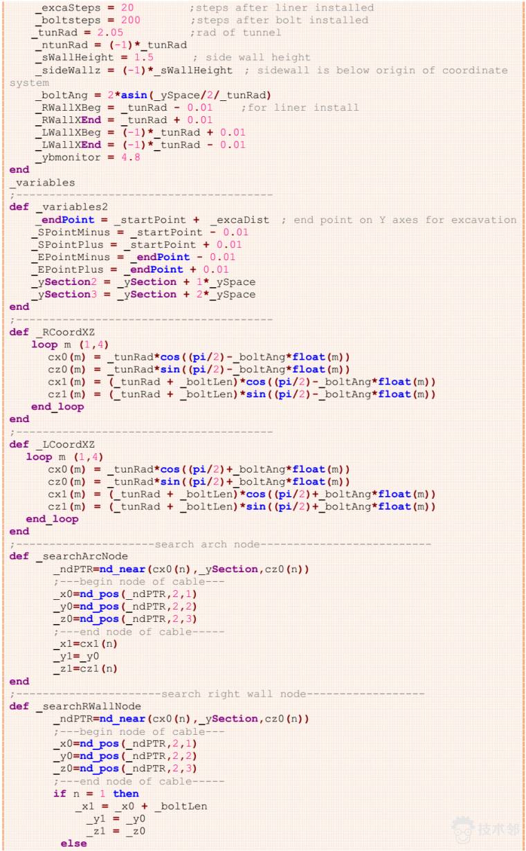 基于FLAC3D的地下硐室通道錨網噴支護 附FLAC-3D深基坑的開挖與支護的命令流下載的圖22