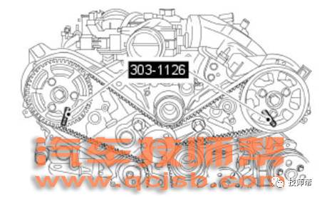 路虎tdv6 柴油机正时皮带安装方法