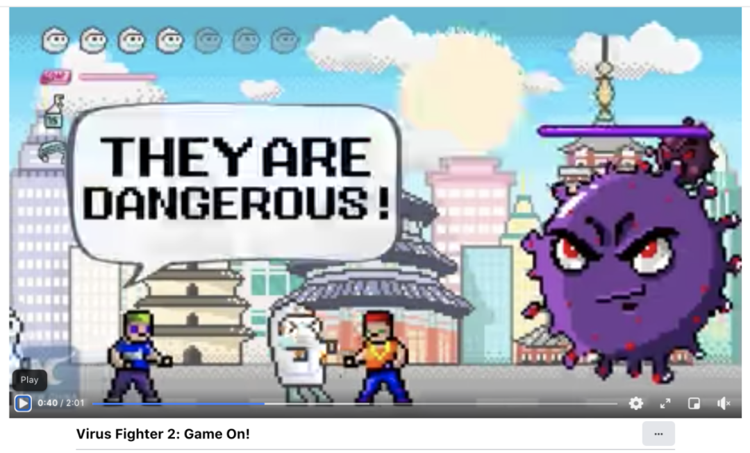 新华社发布的抗疫动画又火了，海外网友：求出同款游戏
