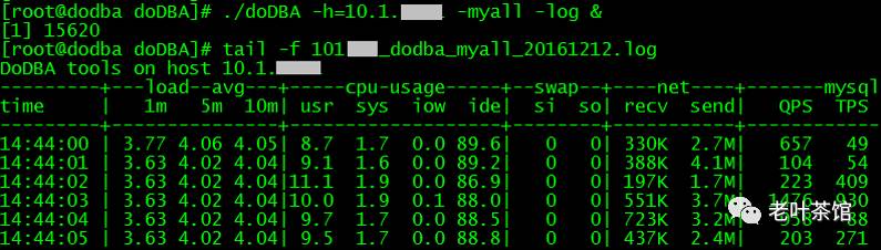 doDBA tools，全新的MySQL实时性能监控利器