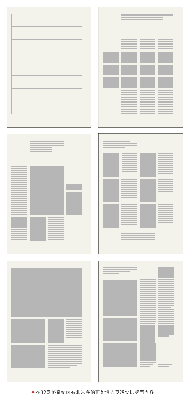 版式设计中的网格系统