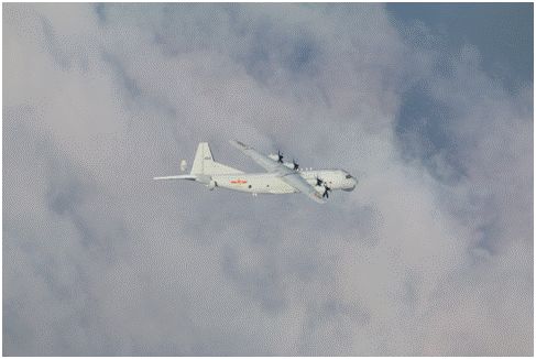台防务部门紧盯：5架次解放军军机今日进入台湾西南空域