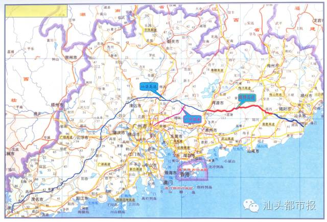 汕湛高速汕头至揭西段下月开建