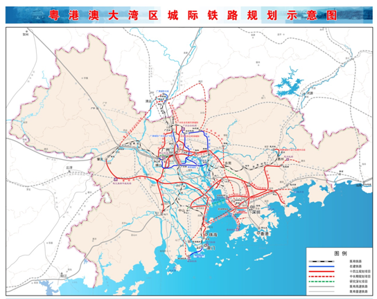 广东将形成以粤港澳大湾区为中心的综合交通运输体系