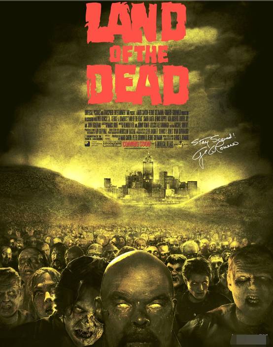 与其他丧尸电影不同的是,《活死人之地》一开场就是横行遍布的丧尸.